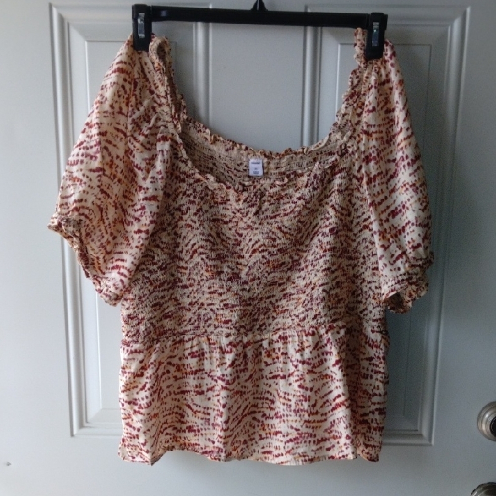 Old Navy Peplum Top Relaxed Fit